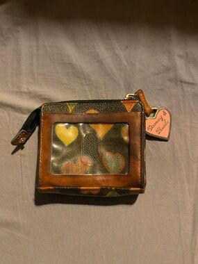 Dooney & Bourke Multicolor Heart Card Wallet -